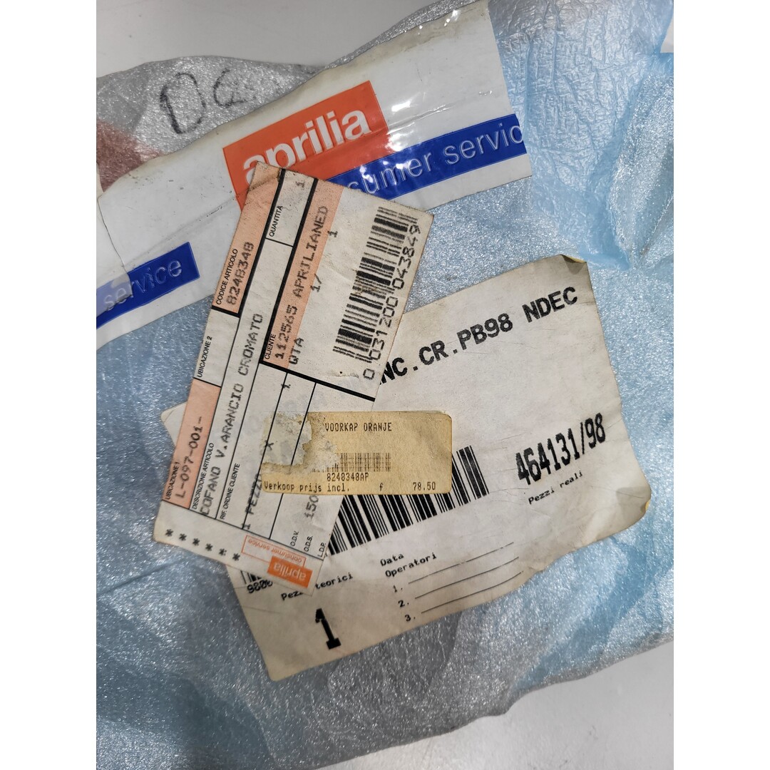 Aprilia Aprilia Sonic 50 98-01 / Voorkap orange AP8248348