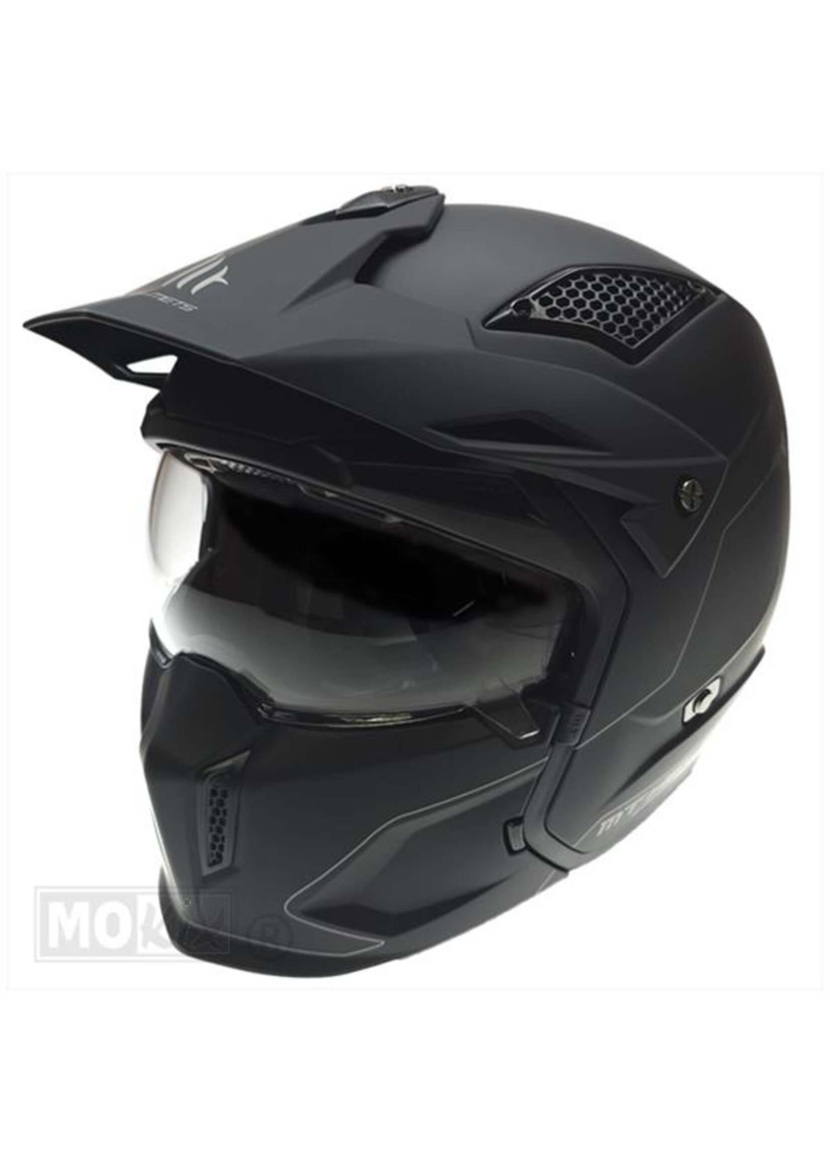 MT Helmet HELM STREETFIGHTER SV MAT ZWART FULLY BLACK