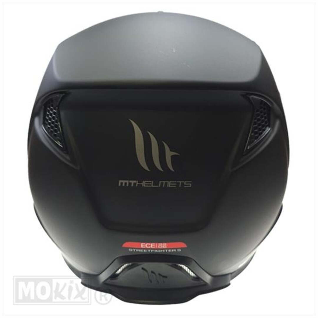 MT Helmet HELM STREETFIGHTER SV MAT ZWART FULLY BLACK