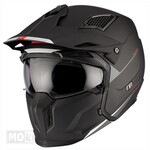 MT Helmet Helm streetfighter sv mat zwart