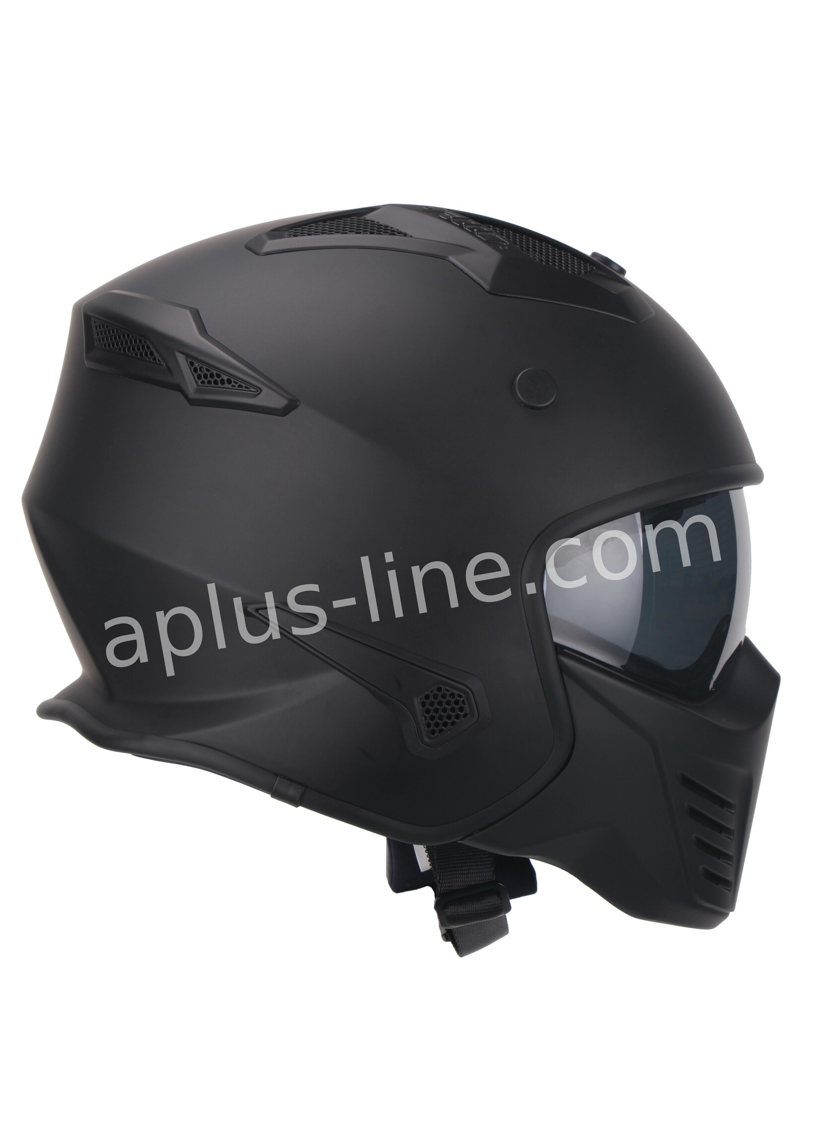 HELM VITO JET BRUZANO MAT ZWART