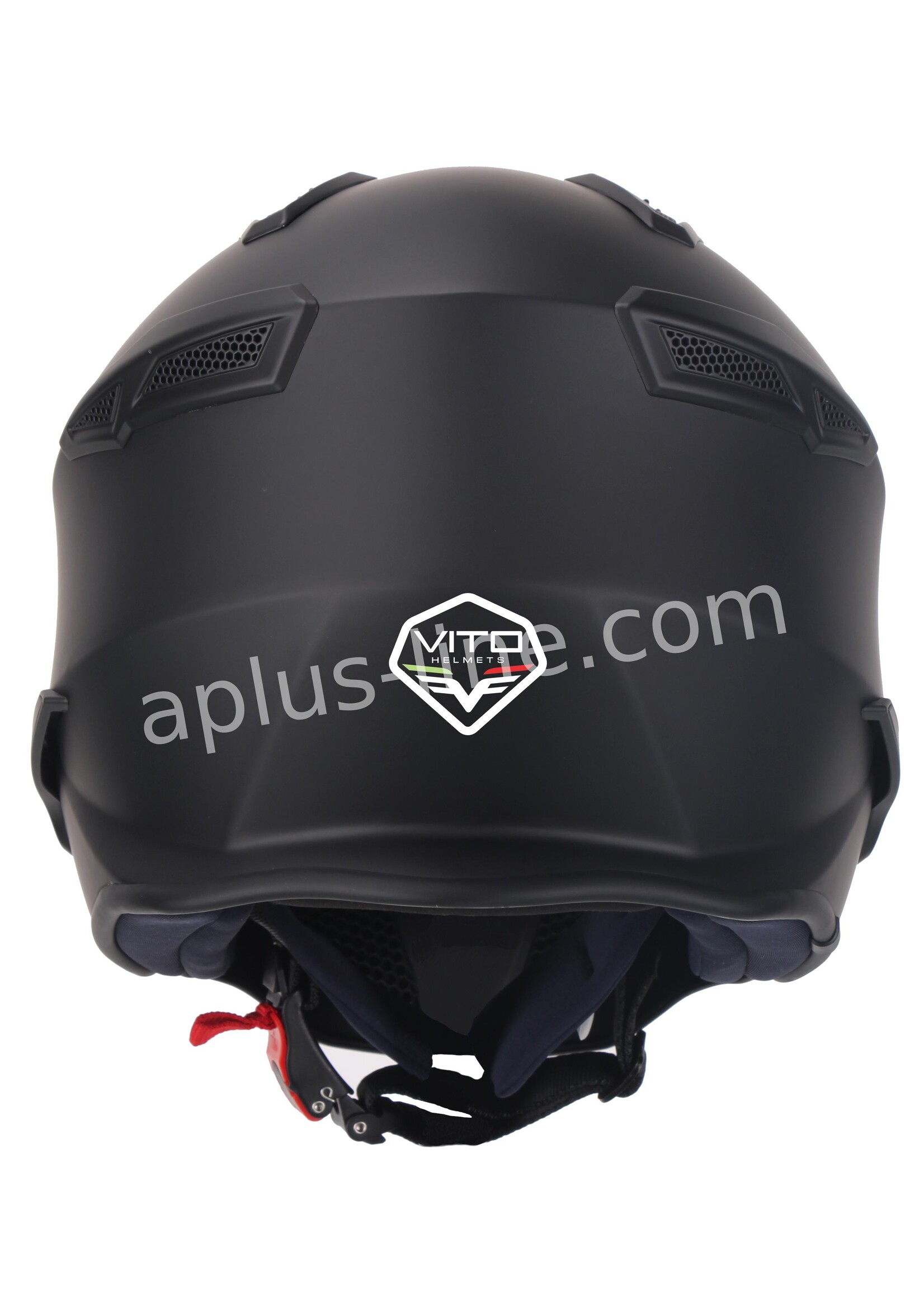HELM VITO JET BRUZANO MAT ZWART