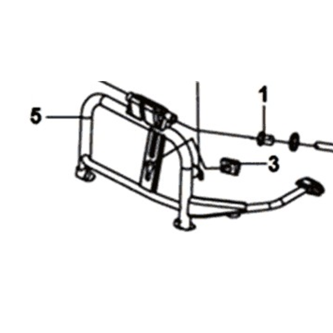 Sym middenstandaard / bokstandaard Sym mio 50i E4 / E5 origineel 50500-xla-000