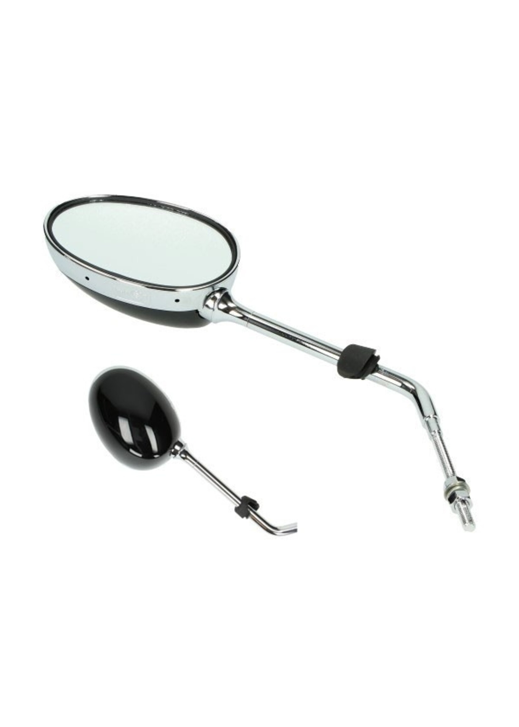 Peugeot spiegel django chroom/zwart links orig 787327n