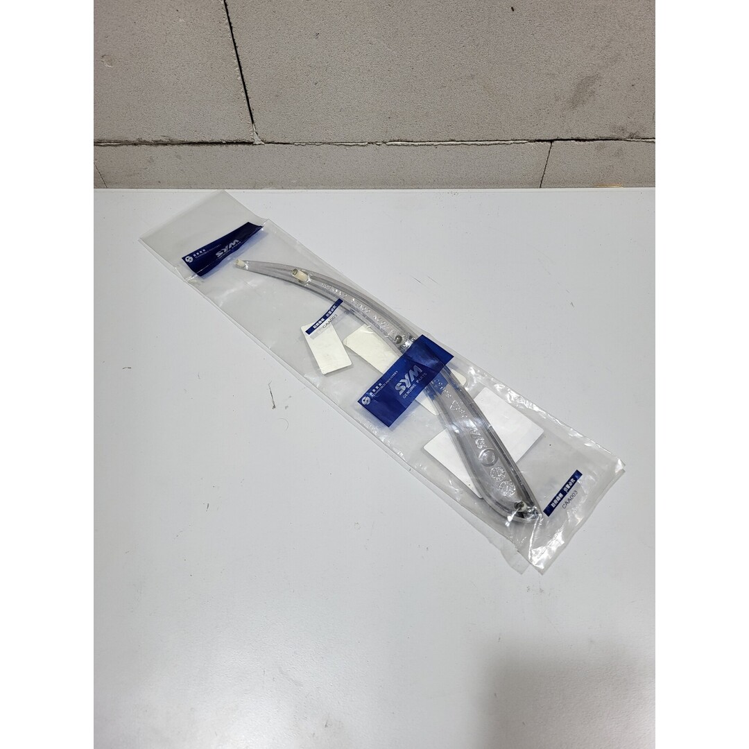 Sym Sym Mio oud type / Sier strip Zijscherm Chrome links