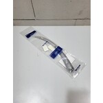 Sym Sym Mio oud type / Sier strip Zijscherm Chrome links