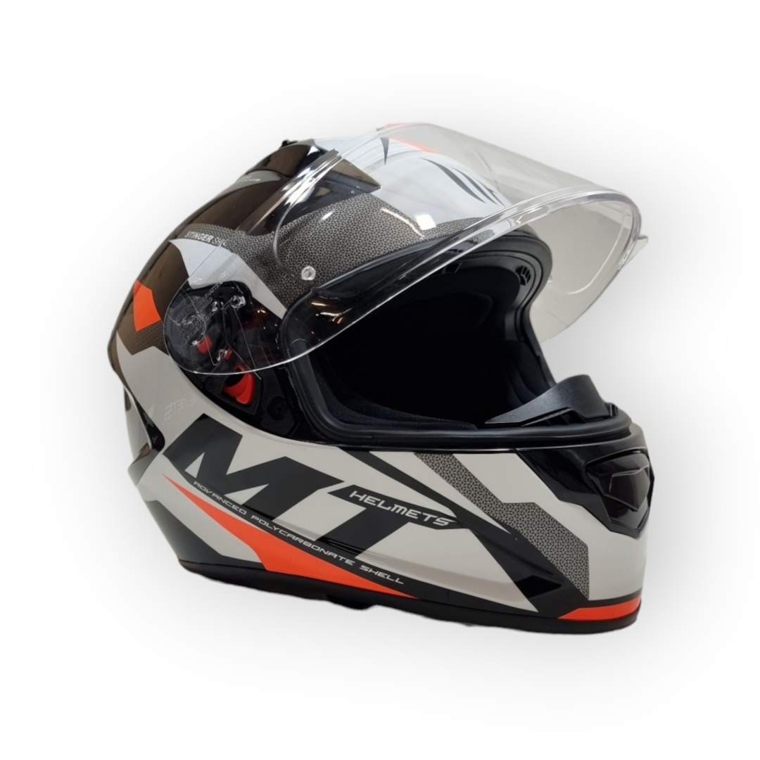 HELM STINGER BRAVE FLUOR ORANJE S