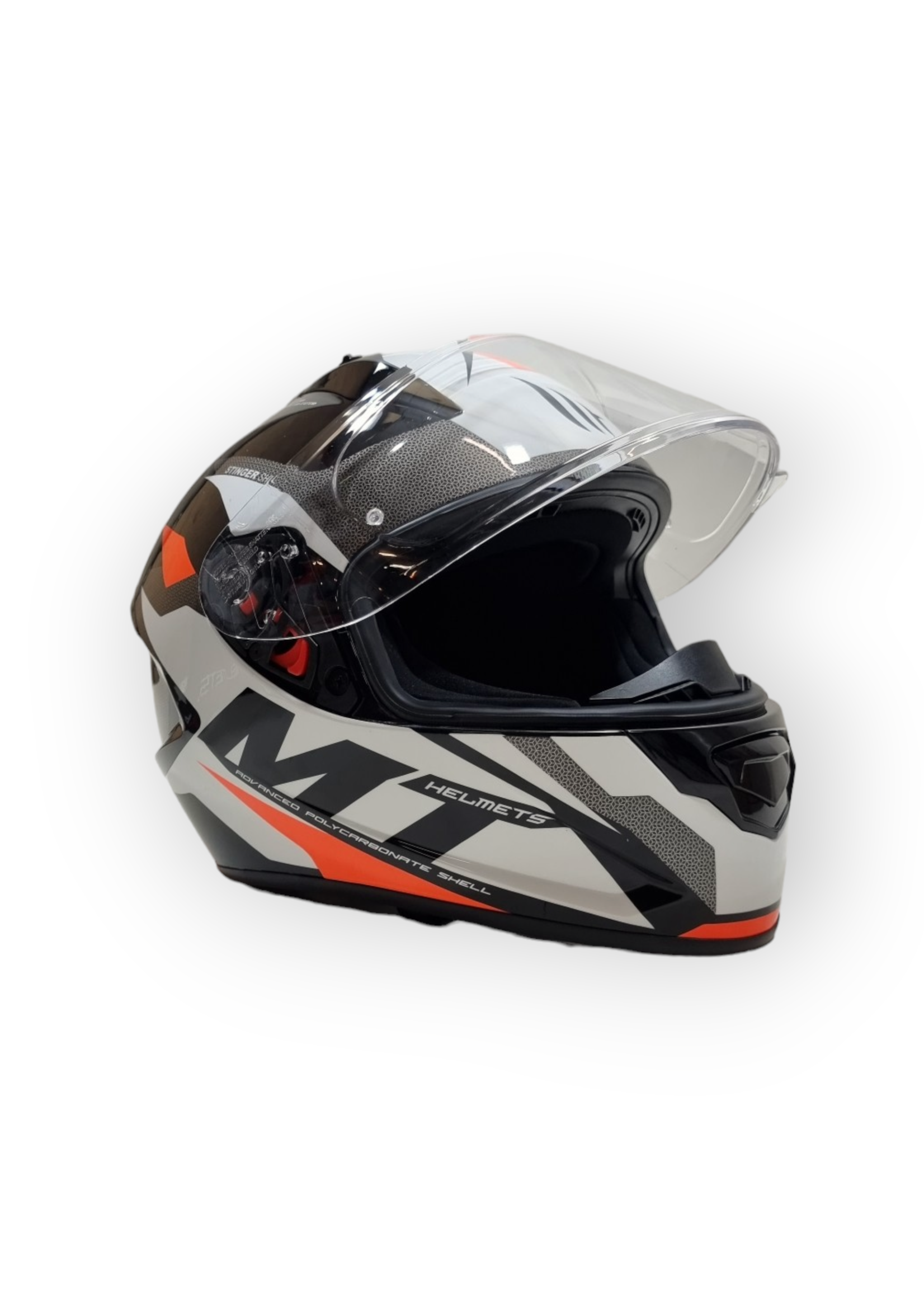 HELM STINGER BRAVE FLUOR ORANJE S