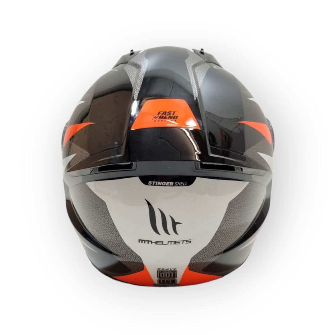 HELM STINGER BRAVE FLUOR ORANJE S
