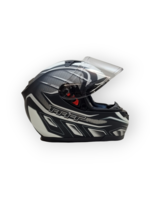 HELM BLADE SV ALPHA MAT ZWART/GRIJS/WIT XS/KIDS 53/54cm omtrek