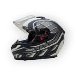 HELM BLADE SV ALPHA MAT ZWART/GRIJS/WIT XS/KIDS 53/54cm omtrek