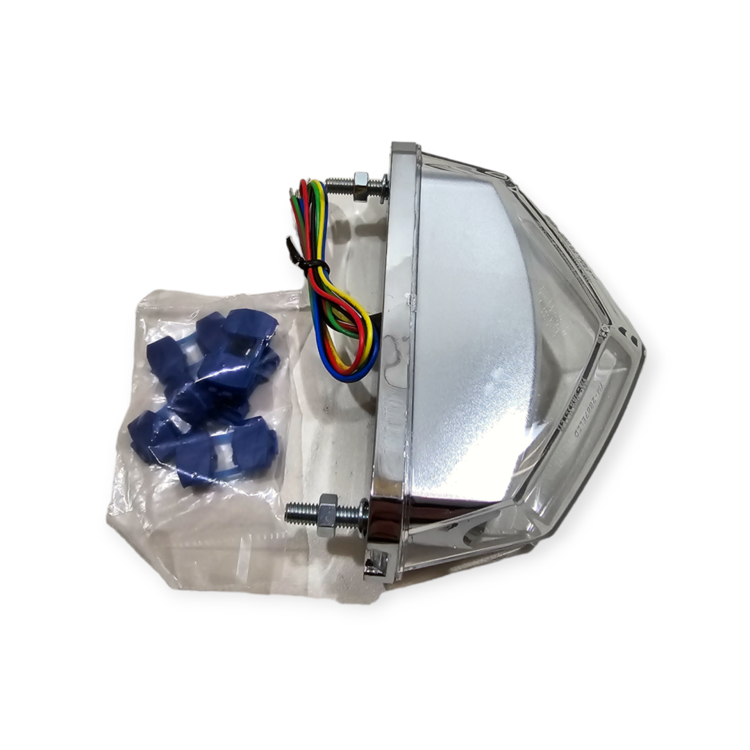 Derbi Senda SM / Achterlicht Led + RAW oranje