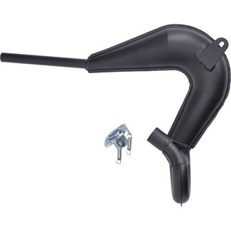 uitlaat (made in EU) yamaha dt50lc zwart jamarcol