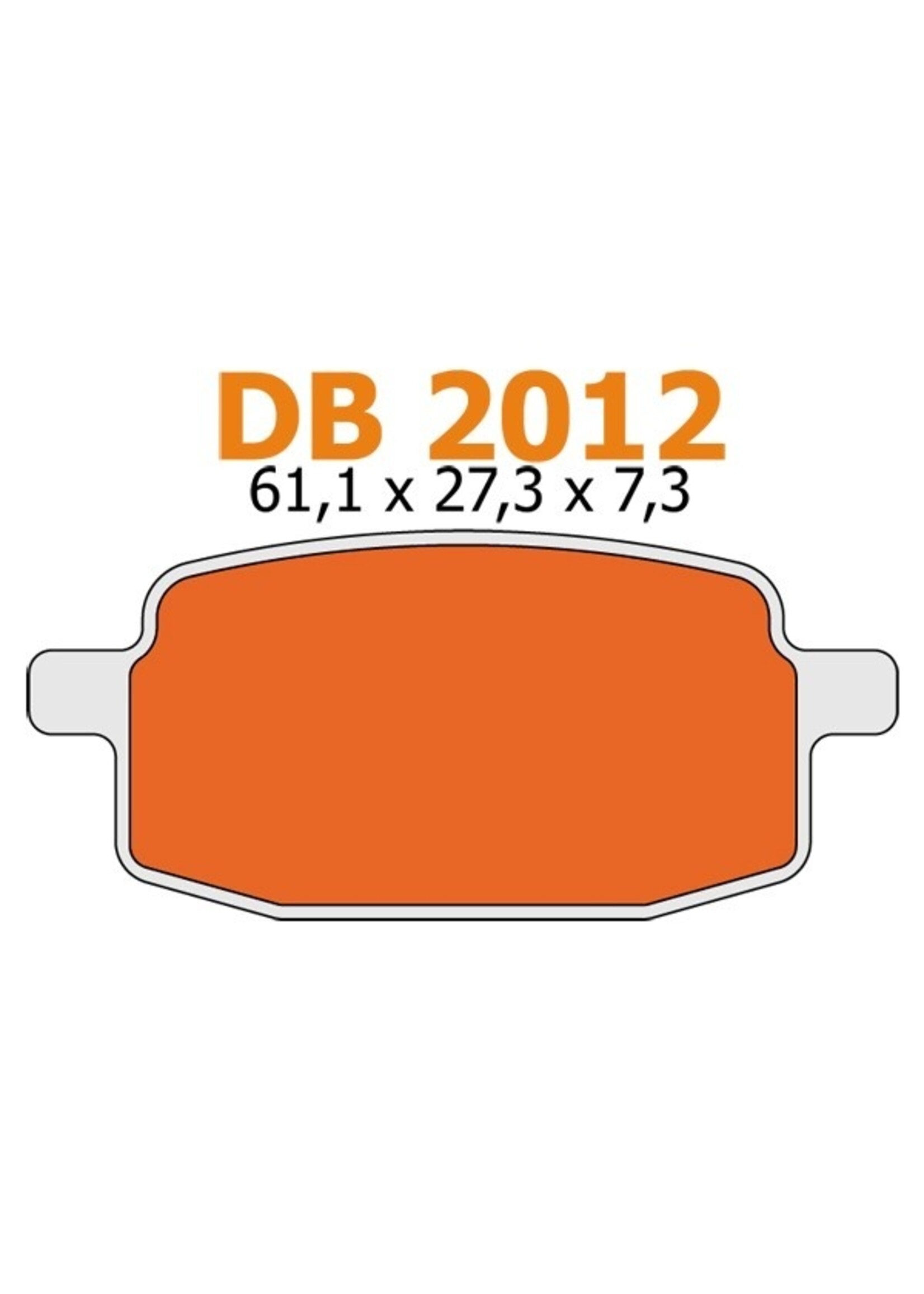 Remblokken arr/bao/big max/scor/v-clic voor delta db2012