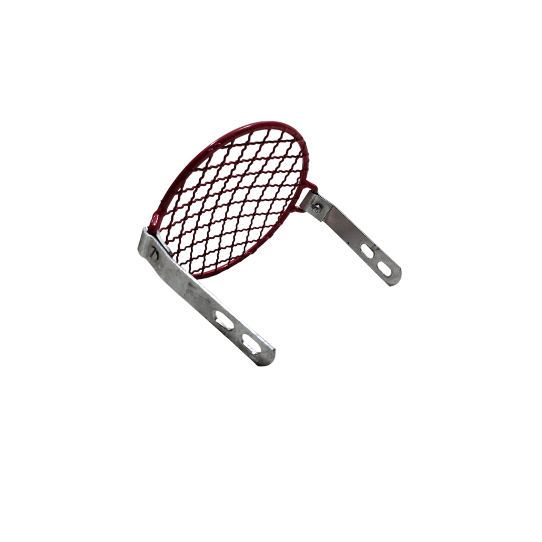 Puch rooster koplamp rond maxi rood DMP