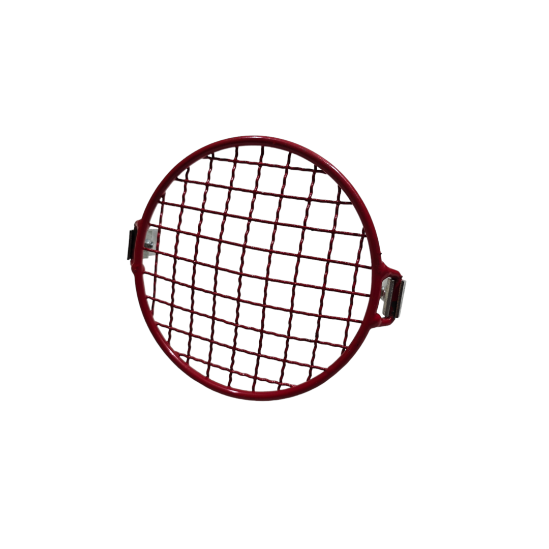 Puch rooster koplamp rond maxi rood DMP