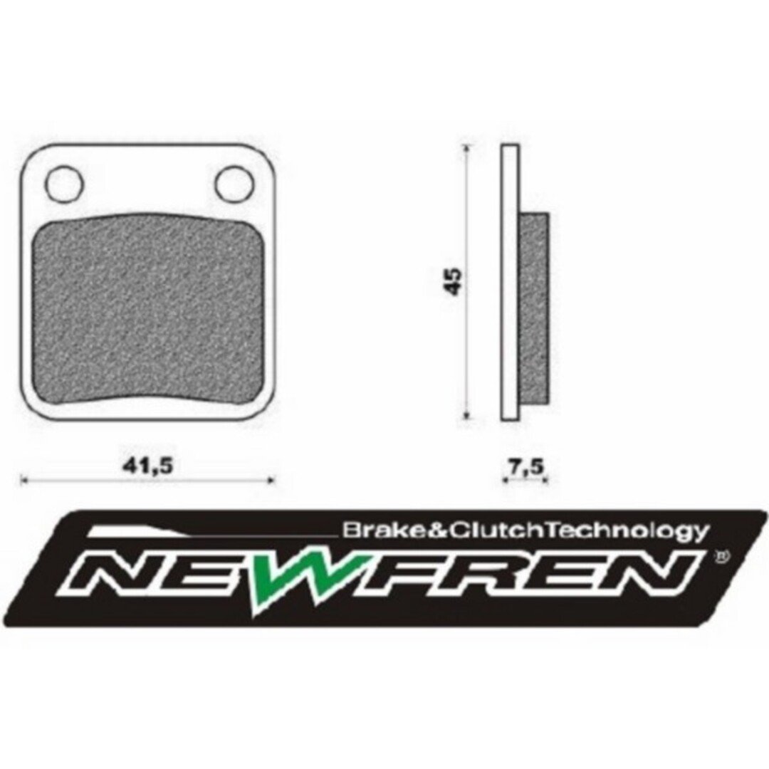 Peugeot Remblokset mb/viva>08 voor newfren fd0080