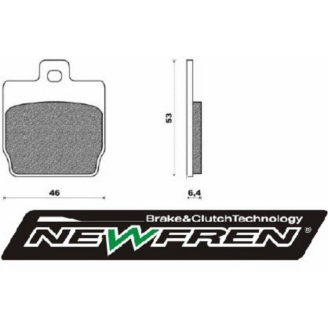 remblokset aerox achter newfren fd0251