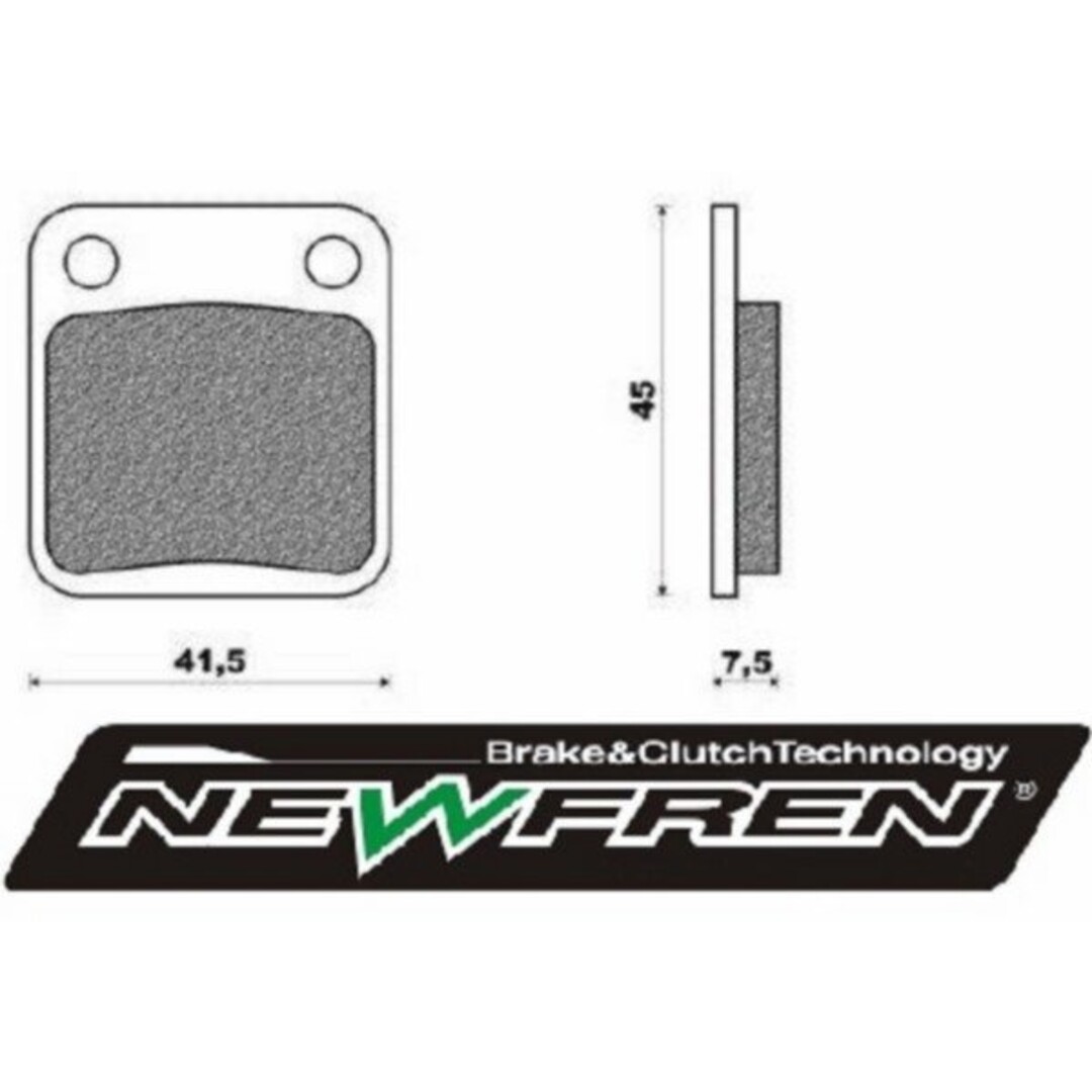 Peugeot remblokset mb/viva>08 voor newfren fd0080