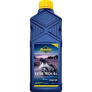 smeermiddel olie 15W50 vol synth. ester tech 1L fles putoline 70628