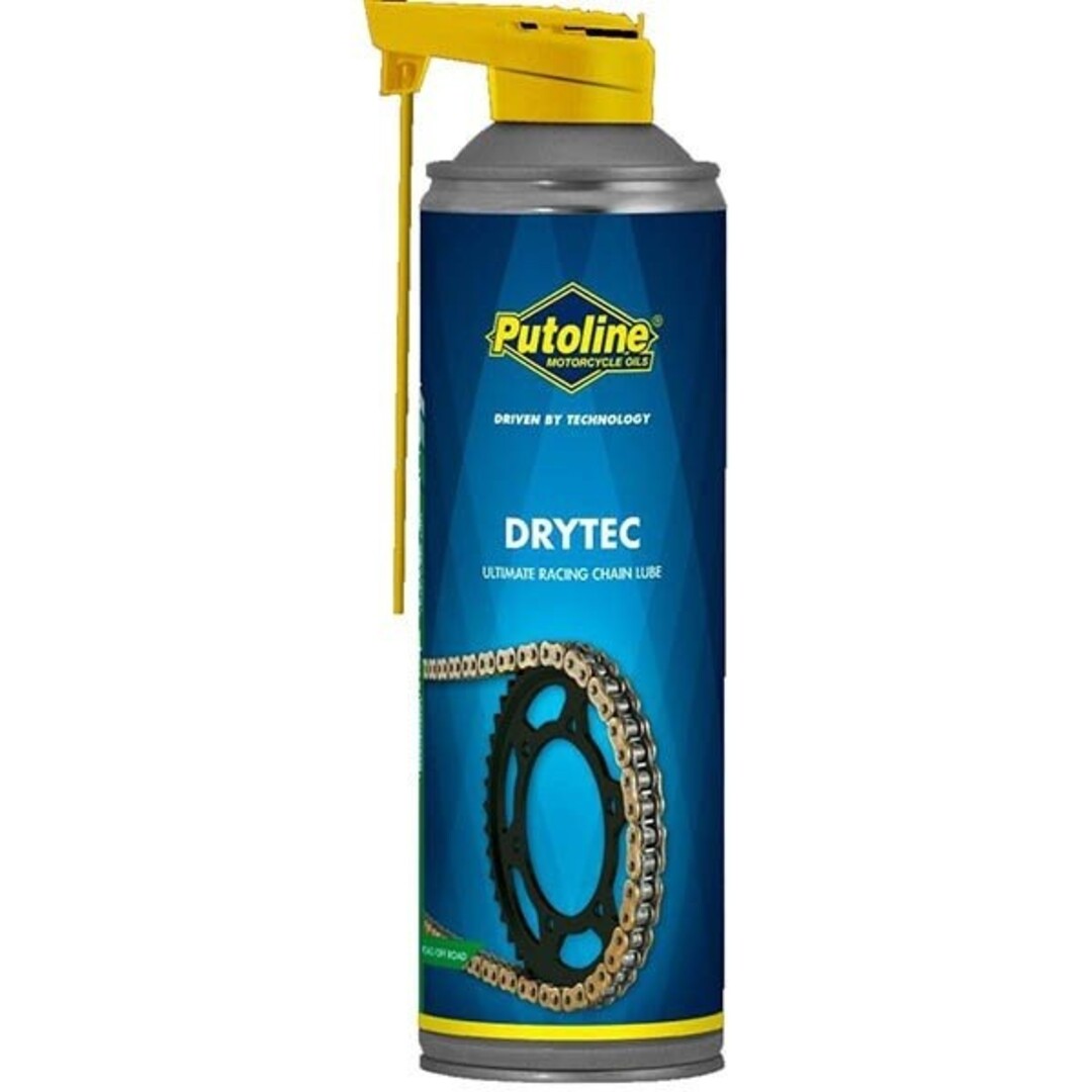 smeermiddel kettingspray PTFE drytech 500mL fles putoline 74086