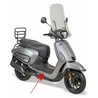 Kymco sierstrip treeplank new like zwart mat rechts kymco orig 64317-acc1-e10-n1p