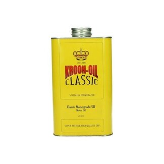 smeermiddel olie sae 50 classic monograde 1L blik kroon