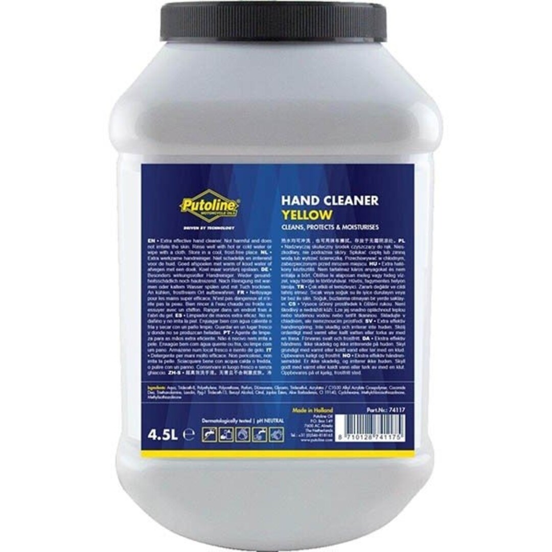 onderhoudsmiddel handzeep 4.5L geel putoline 74117