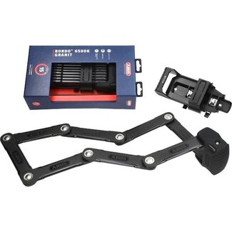 Abus slot vouw art 2-sterren + bordo granit x-plus fatbike 120mm abus 6500/120