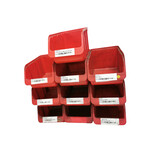 Werkplaatsbak kunstof / Stapelbak / Werkplaats / Schroeven sorteerbakjes / 250x145x125mm LxBxH