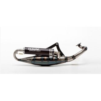 Peugeot uitlaat cpl yasuni-R jet ctech/ksb 2t/lud lc/spf3lc/spf4/viva>08 zwart yasuni tub225b