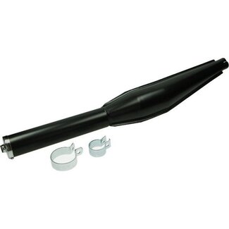 uitlaat cross (made in EU) kreid/zun 32mm zwart