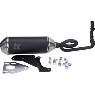 Turbokit Turbokit Uitlaat G‑Max Zwart Alu – E‑keur Euro 5