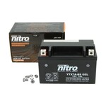 Nitro NTX7A-BS/YTX7A-BS SLA/GEL Scooteraccu 12V 6Ah – Geschikt voor China 4T, SYM en Meer