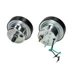 Kreidler Kilometerteller + toerenteller set zwart/groen Kreidler – 12.000 toeren geschikt voor elektronische ontsteking