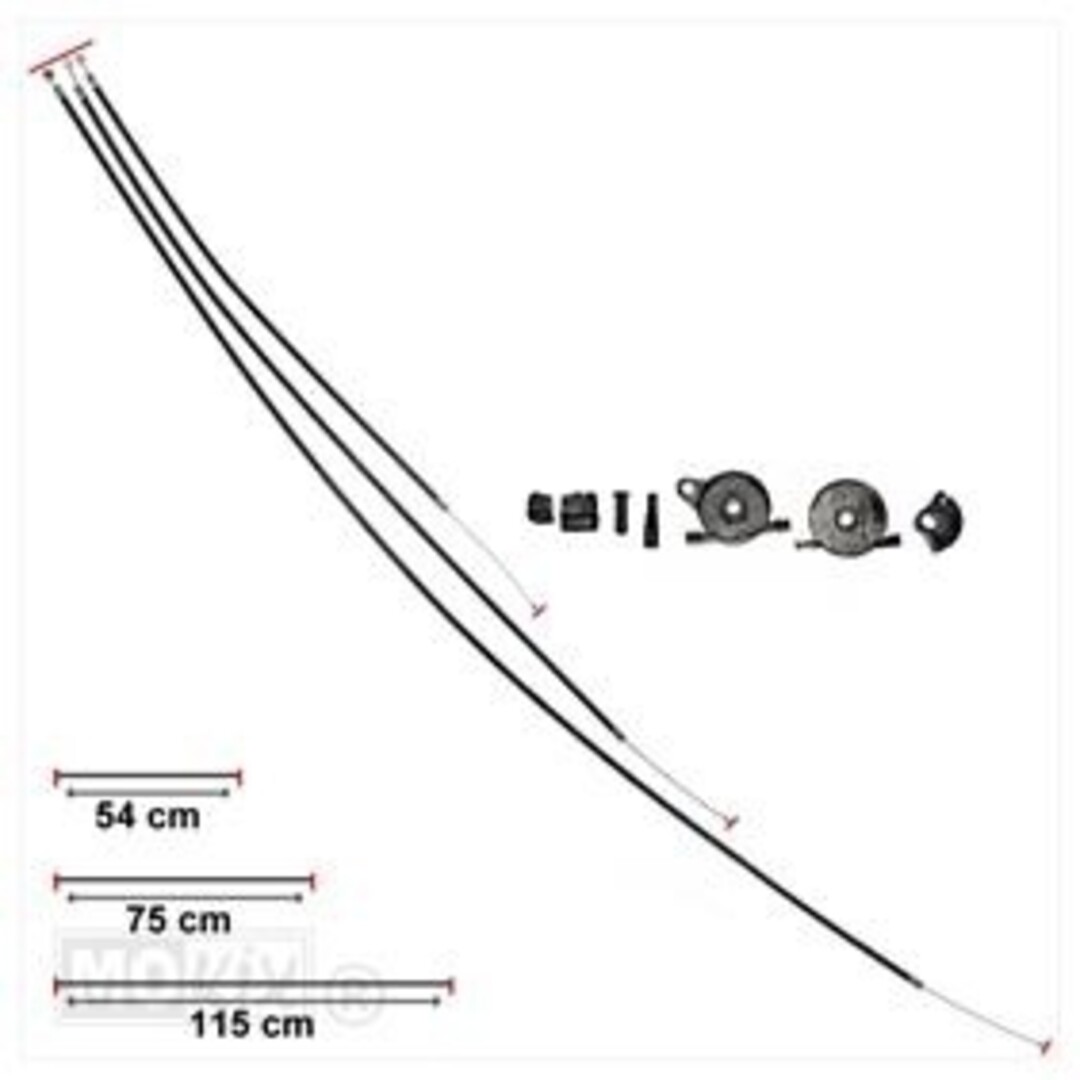 KABEL GAS PIAGGIO TYPHOON/NTT/NRG SUPERTEC