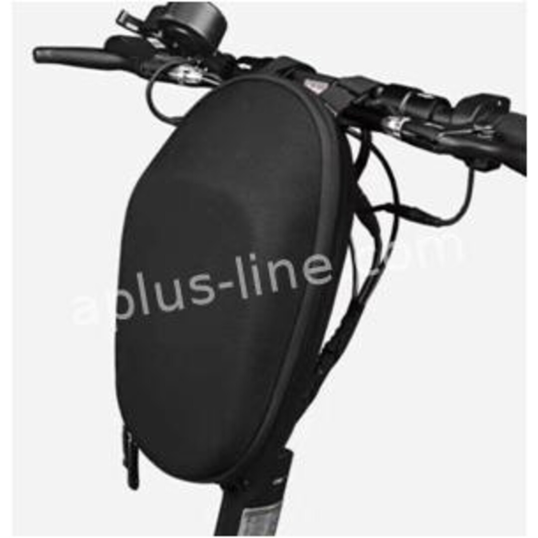Stuurtasje aplus passend op e-step/kick scooter/fatbike (type b) - zwart
