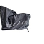 Stevige universele fatbike topcover hoes 200D zwart – waterdicht met slotoog + clip