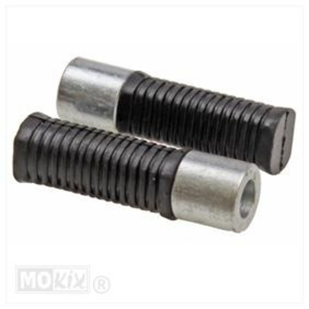 VOETSTEUNSET VESPA CITTA (TRAPAS MODEL) ZWART