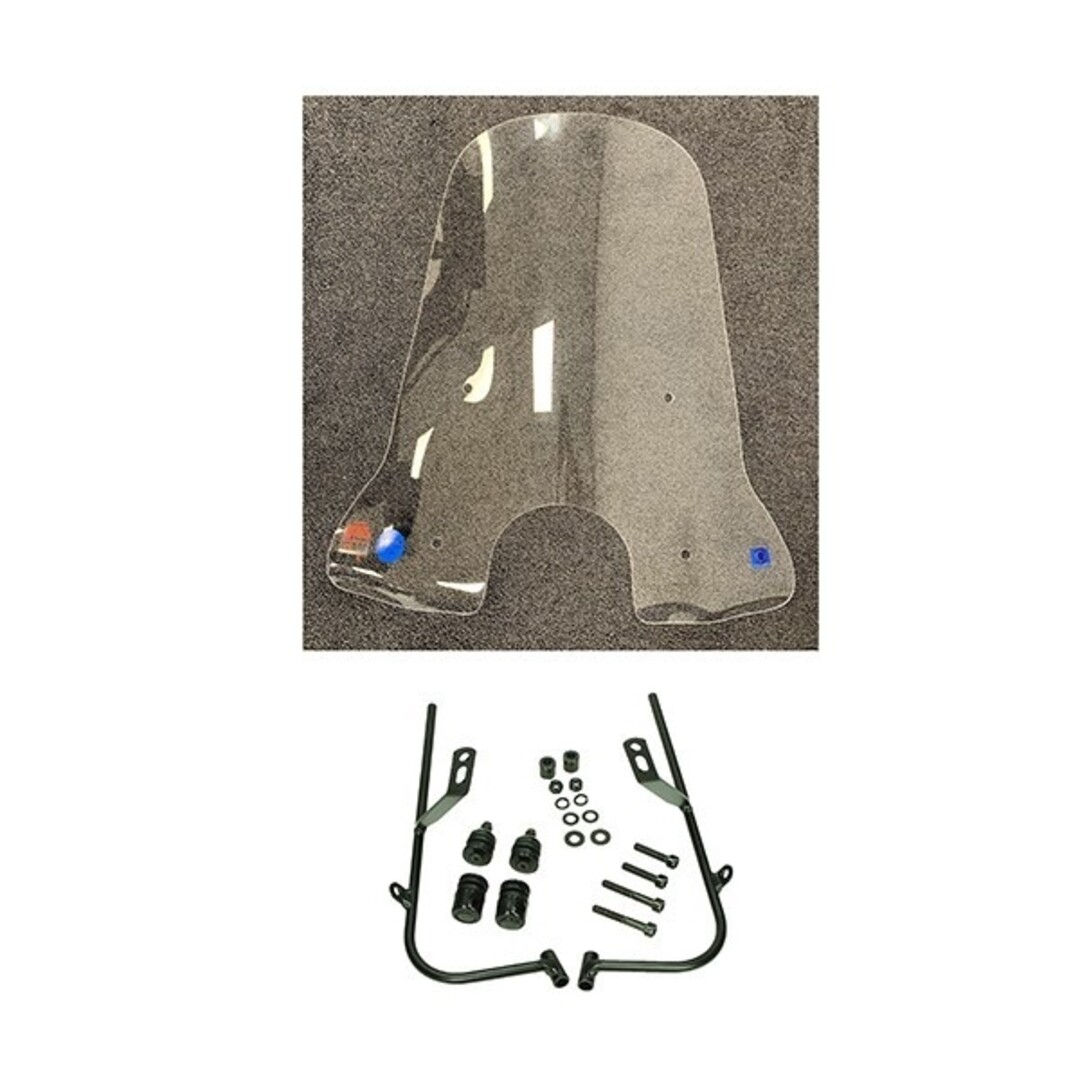 Sym windscherm + bev. set (orig model made in EU) fiddle 4 helder