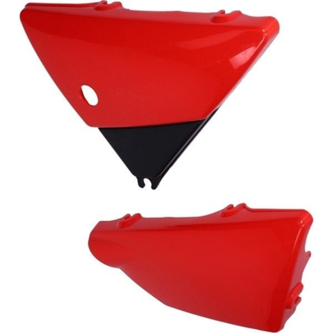 Yamaha zijschermset yamaha o.m. dt-mx rood