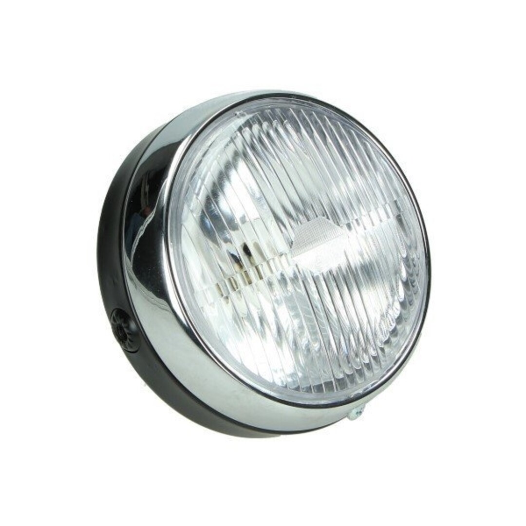 koplamp rond + schakelaar 103 14cm zwart guia