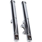 Zündapp  Buitenpootset voorvork links en rechts chroom – compleet met bussen en keerringen – passend op Zundapp nieuw type model 529 en 530