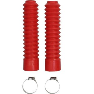 Honda voorvorkrubberset honda mb/mt/univ 250mm rood