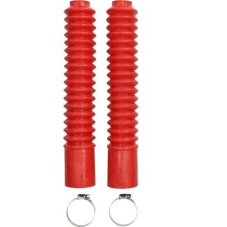 Honda voorvorkrubberset honda 340mm mb/mt/univ rood