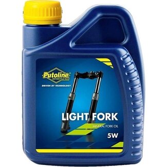 Putoline smeermiddel olie voorvork sae5 w light 500mL fles putoline 74050