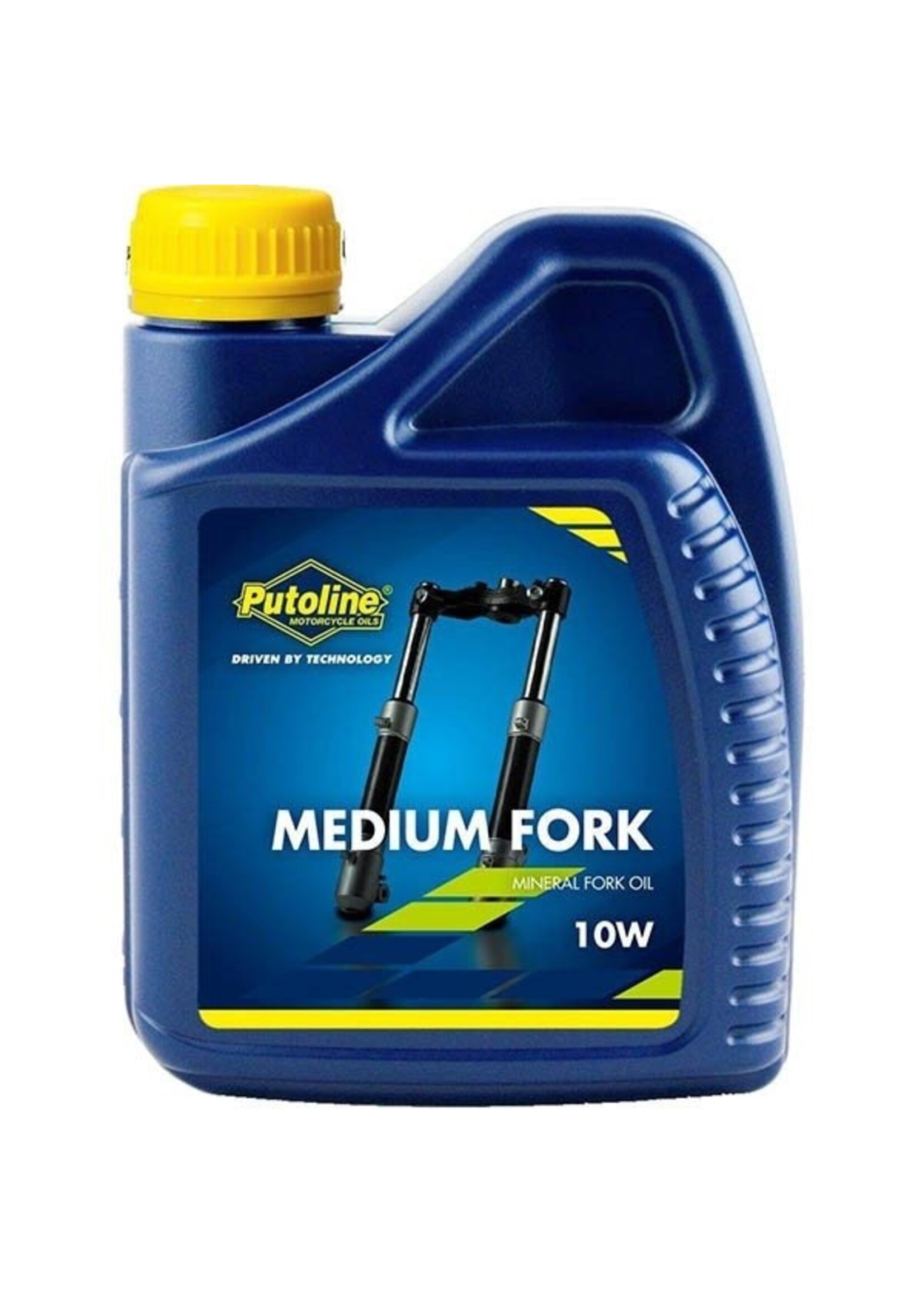 smeermiddel olie voorvork sea10 w medium 500mL fles putoline 74051