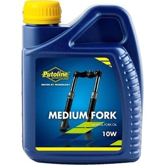 smeermiddel olie voorvork sea10 w medium 500mL fles putoline 74051