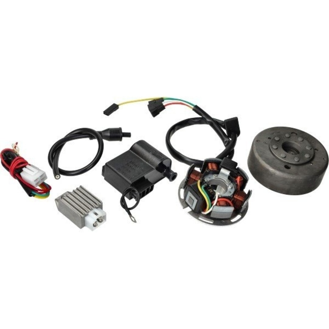 Zündapp  Complete ontsteking + vliegwiel (Kokusan model) 6V/12V voor Zündapp KS80, KS125 en KS175