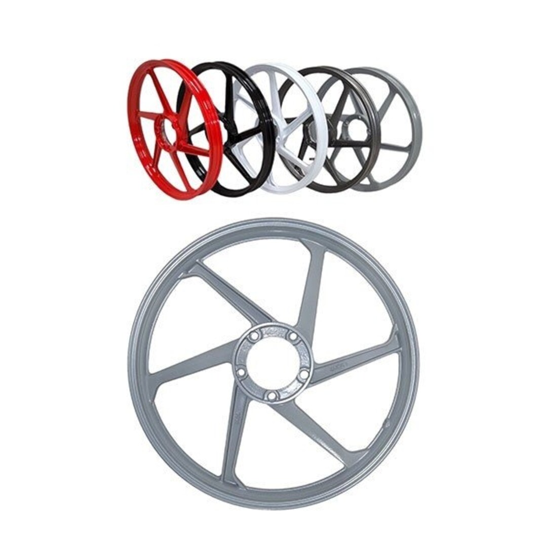 Puch wiel aluminium sport-1 puch maxi 17 inch zilver fast-arrow